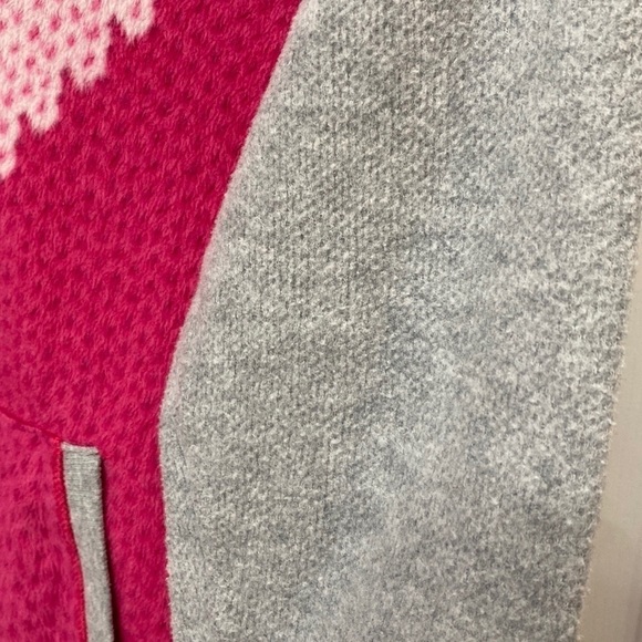 Simply Vera Vera Wang Sweatshirt Pink Gray Heart Small - Picture 5 of 9